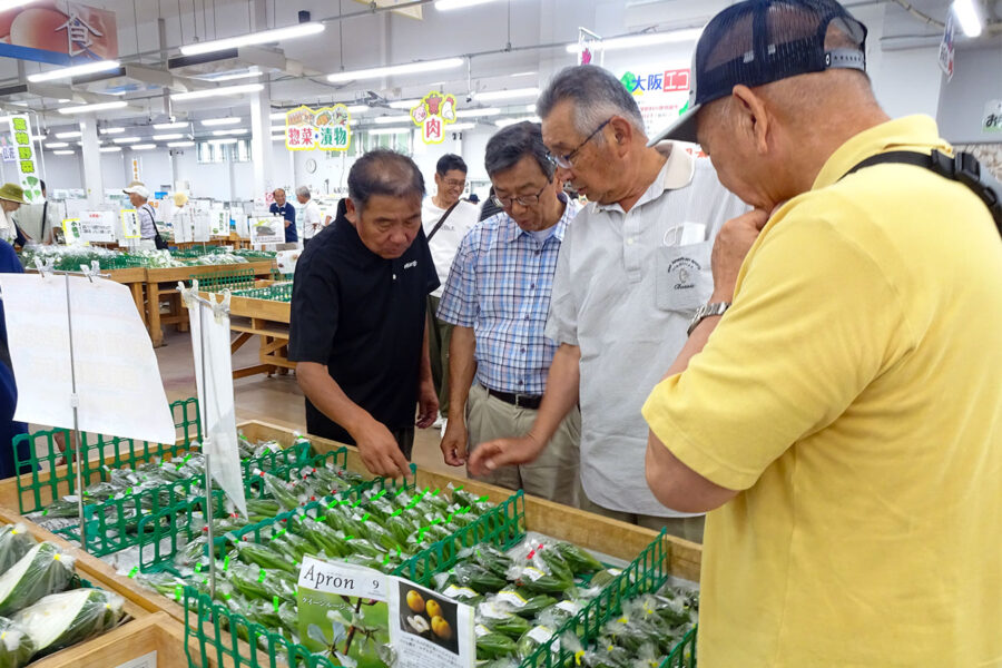 野菜振興会（登美丘支部）が視察研修会を実施